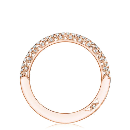 French Pavé Diamond Wedding Band - 1.5mm