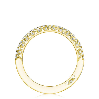 French Pavé Diamond Wedding Band - 1.5mm