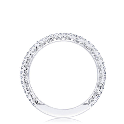 French Pavé Diamond Wedding Band - 1.5mm