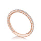 French Pavé Diamond Wedding Band - 1.5mm