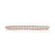 French Pavé Diamond Wedding Band - 1.5mm