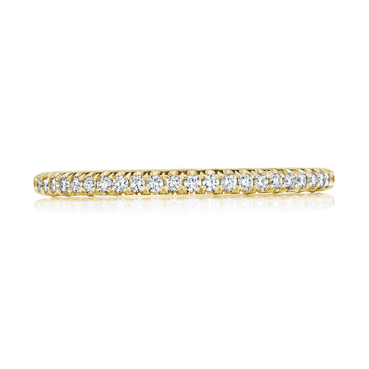 French Pavé Diamond Wedding Band - 1.5mm