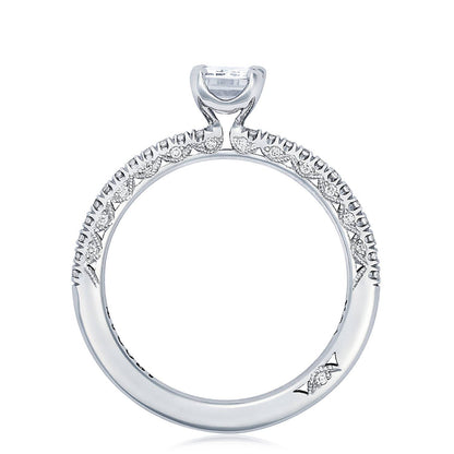 Emerald Solitaire Engagement Ring
