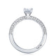Emerald Solitaire Engagement Ring