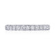 French Pavé Diamond Wedding Band - 2.5mm