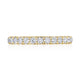 French Pavé Diamond Wedding Band - 2.5mm