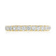 French Pavé Diamond Wedding Band - 2.5mm
