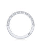 French Pavé Diamond Wedding Band - 2mm