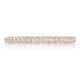 French Pavé Diamond Wedding Band - 2mm