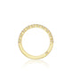 Tacori 18k Yellow Gold Petite Crescent Diamond Wedding Band (0.37 CTW)
