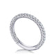 French Pavé Diamond Wedding Band - 2mm