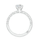 Round Solitaire Engagement Ring
