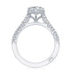 Round Bloom Engagement Ring