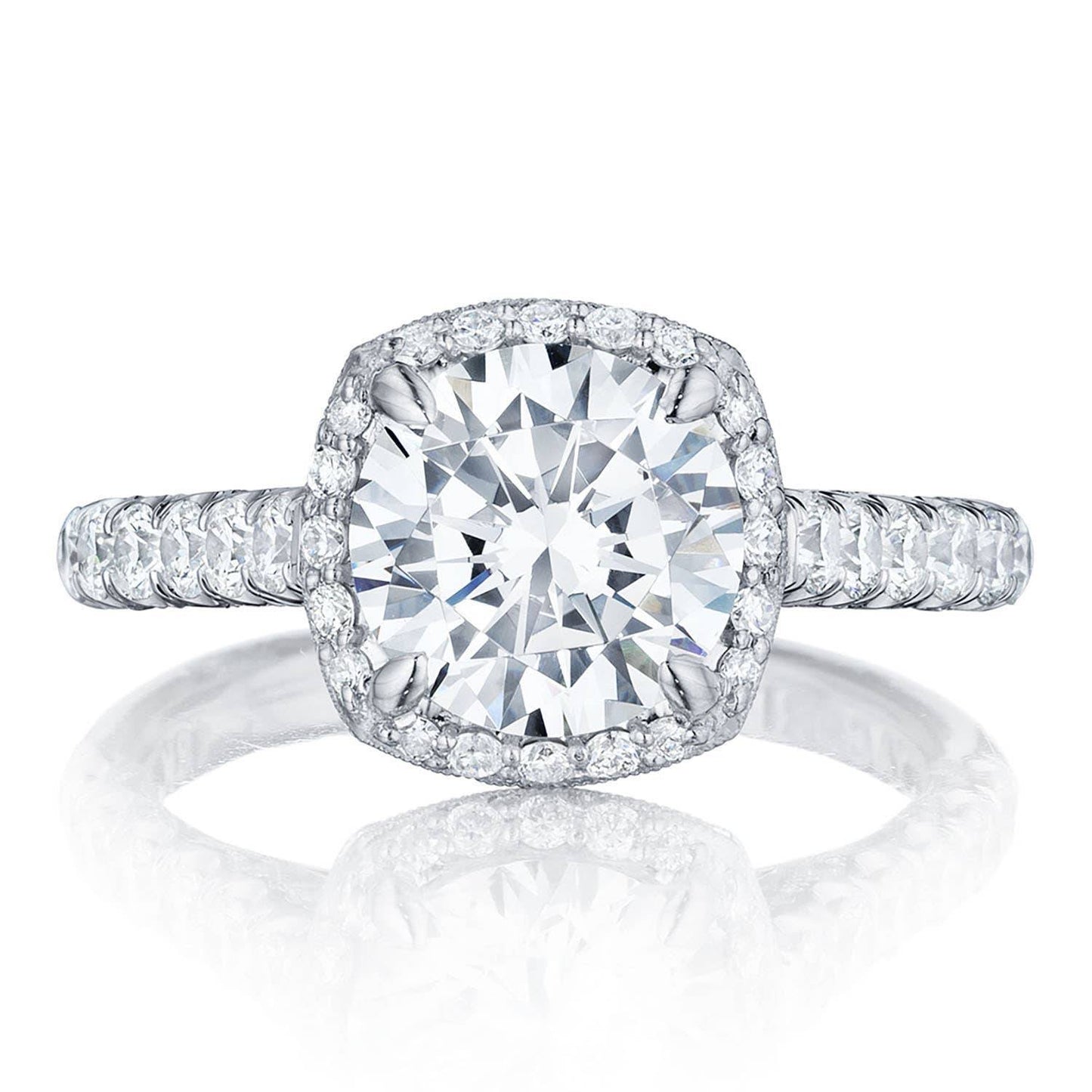 Round Bloom Engagement Ring