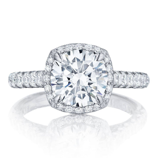 Round Bloom Engagement Ring