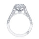 Round Bloom Engagement Ring