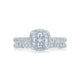 Tacori Petite Crescent Princess Diamond Engagement Ring Setting (0.49 CTW)
