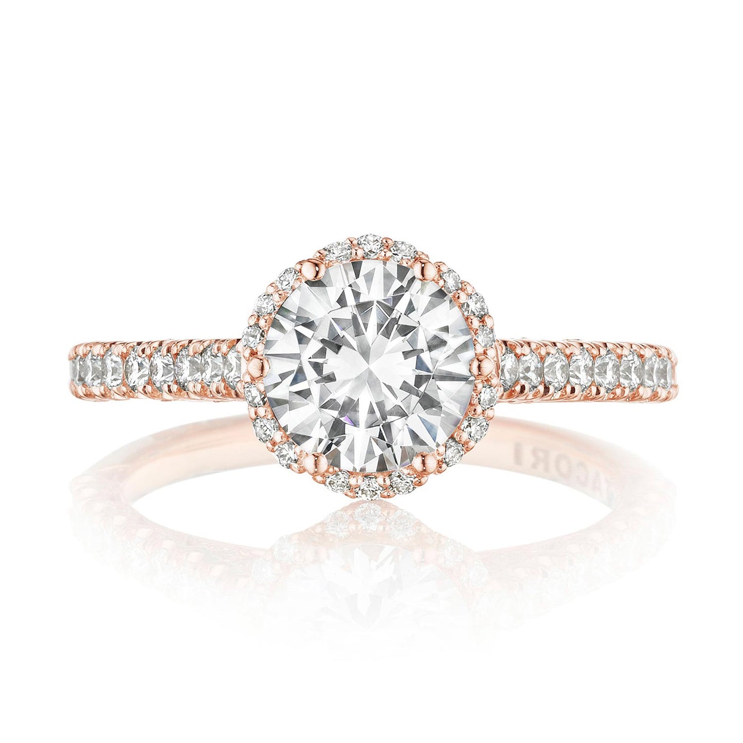 Round Bloom Engagement Ring