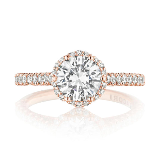 Round Bloom Engagement Ring