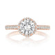 Round Bloom Engagement Ring