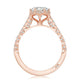 Round Bloom Engagement Ring