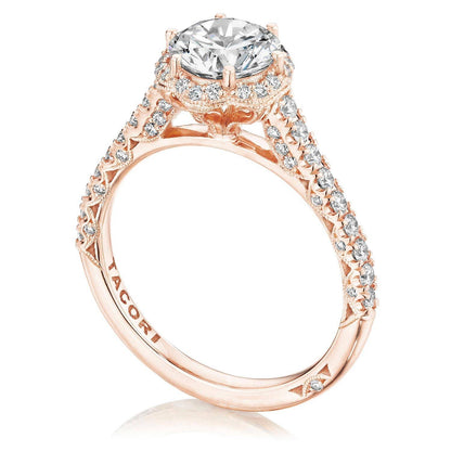 Round Bloom Engagement Ring