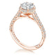 Round Bloom Engagement Ring