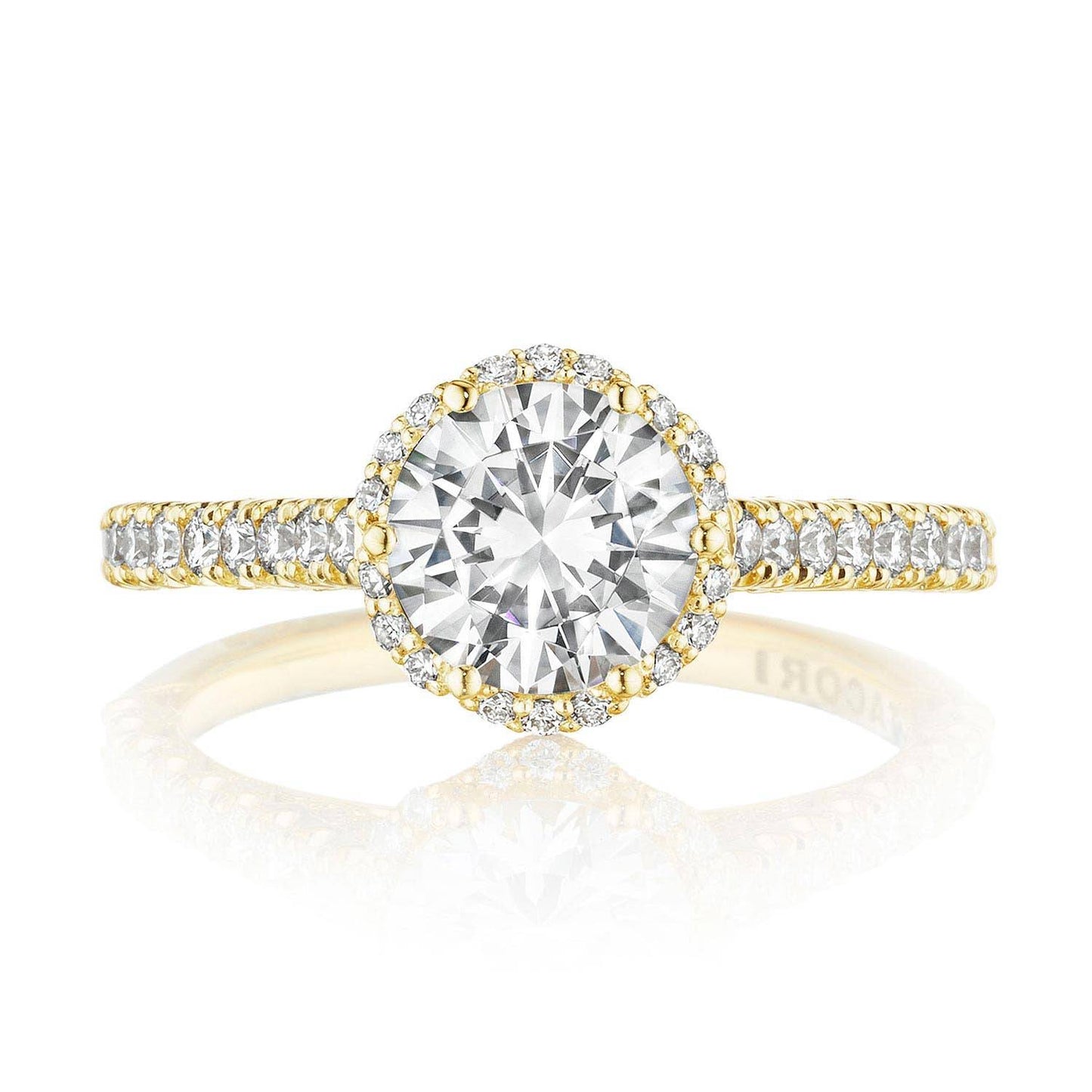 Round Bloom Engagement Ring