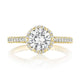 Round Bloom Engagement Ring