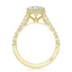 Round Bloom Engagement Ring