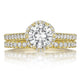 Round Bloom Engagement Ring