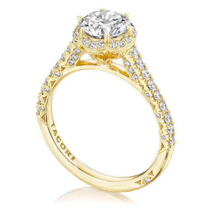 Round Bloom Engagement Ring
