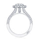 Round Bloom Engagement Ring