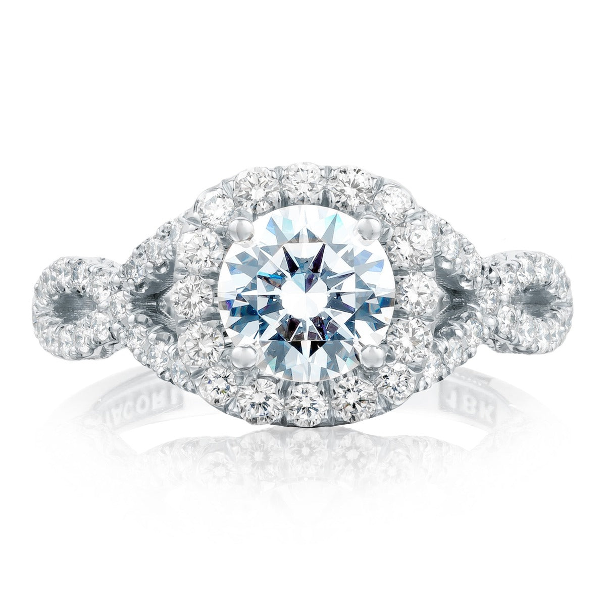 Round Bloom Engagement Ring