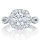 Round Bloom Engagement Ring