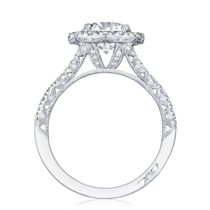 Round Bloom Engagement Ring