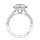 Round Bloom Engagement Ring
