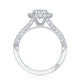 Round Bloom Engagement Ring
