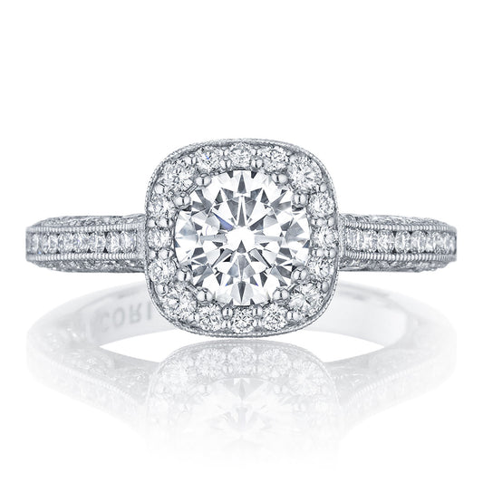 Round Bloom Engagement Ring