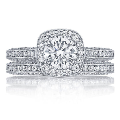 Round Bloom Engagement Ring