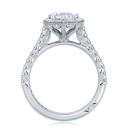 Round Bloom Engagement Ring