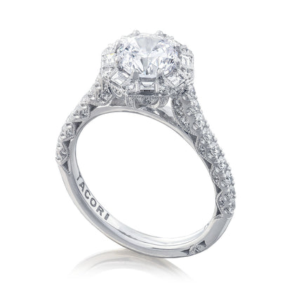 Round Bloom Engagement Ring