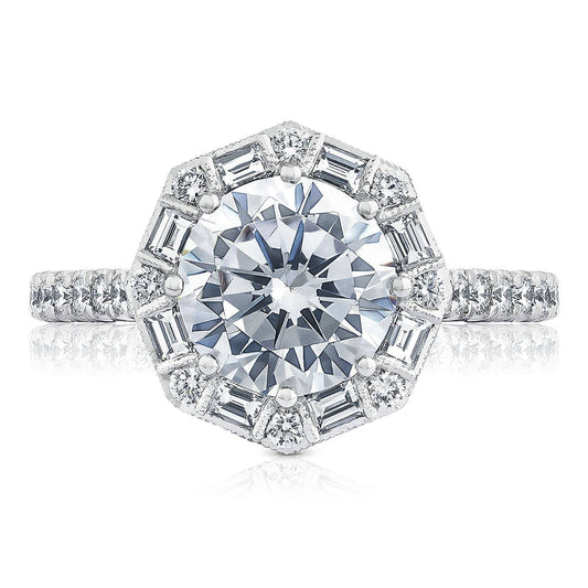 Round Bloom Engagement Ring