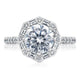 Round Bloom Engagement Ring