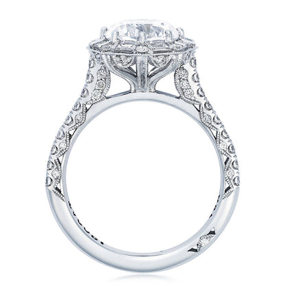 Round Bloom Engagement Ring