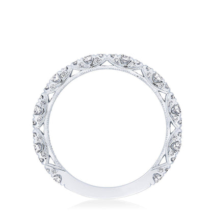 Marquise Shape Design Detail Wedding Band