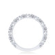 Marquise Shape Design Detail Wedding Band