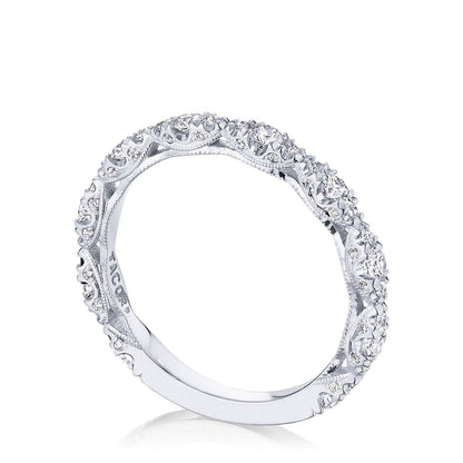 Marquise Shape Design Detail Wedding Band