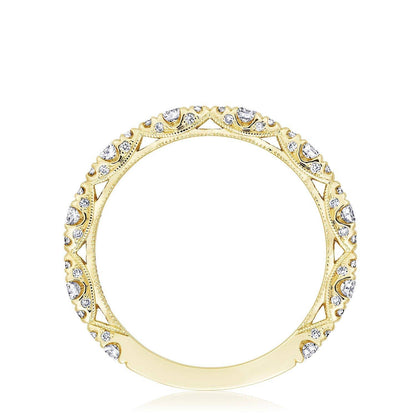 Marquise Shape Design Detail Wedding Band