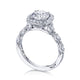 Round Bloom Engagement Ring